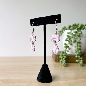 harper handmade clay earrings