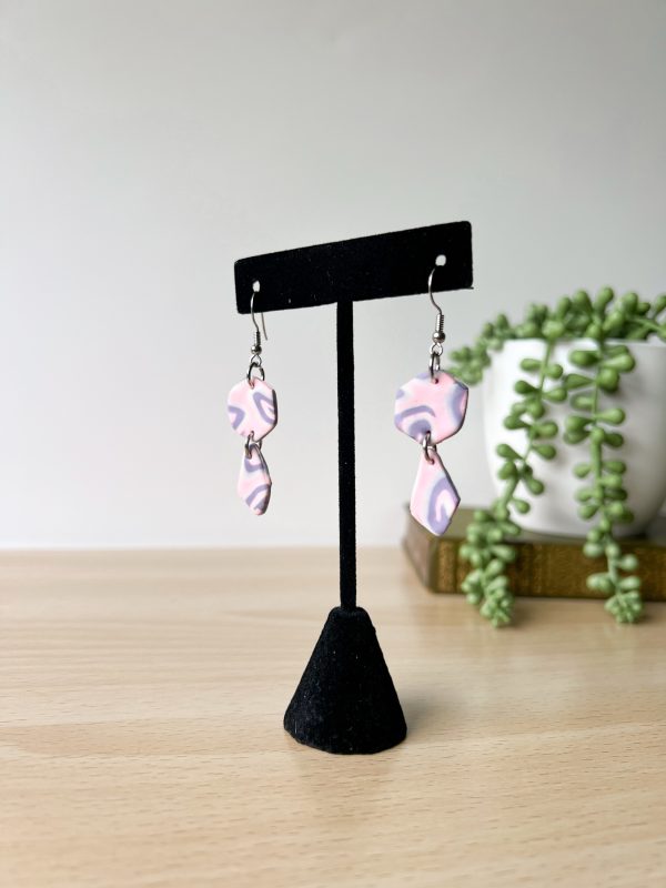 harper handmade clay earrings